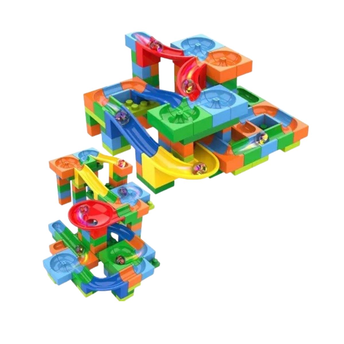 Pista De Corrida Labirinto Rola Bola 221 Peças - Ark Toys Pista De Corrida Labirinto Rola Bola 221 Peças - Ark Toys